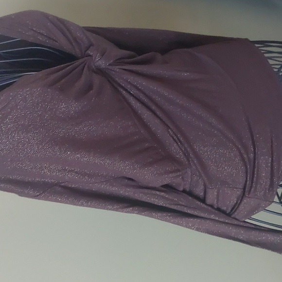 Les Modes Henri Pierre, Size P/S, Vintage Elegant Brown Shimmer Women's Top - Picture 3 of 7